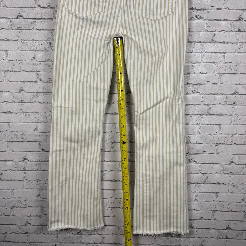 Abercrombie & Fitch High Waisted Striped Jeans - Picture 8 of 9